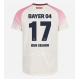 Bayer Leverkusen Eliesse Ben Seghir #17 Gostujuci Dres 2025-26 Kratak Rukav